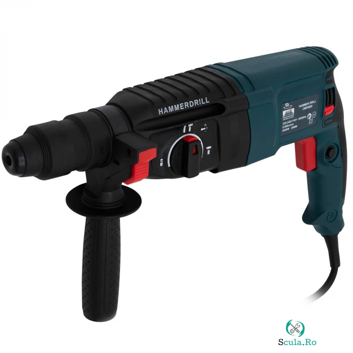 Set Ciocan rotopercutor electric Altai Alfa, 3000W, 3J, Accesorii incluse, mandrina automata rezerva