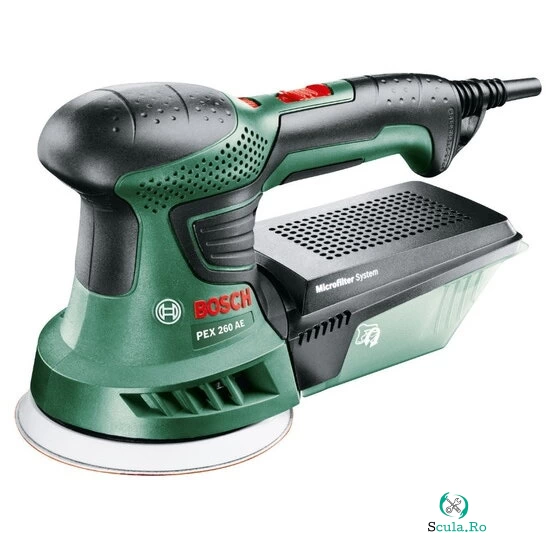 BOSCH Slefuitor orbital, Bosch PEX 300 AE, 06033A3000, 270 W, Verde la 577.50 lei ron