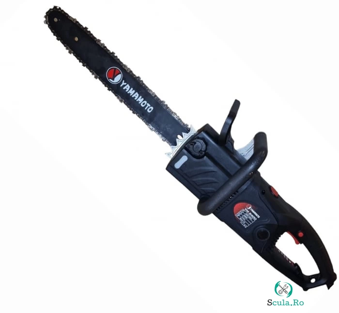 Fierastrau electric cu lant YAMAMOTO YM2400, 2400W, Viteza de rotatie 14 m s, Lama 40cm la 396.00 lei ron