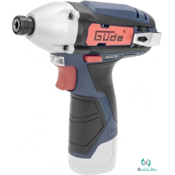 Masina de gaurit si insurubat de impact 1 4 fara acumulator 12 V BSS 12 ¼, -0 Gude 58607, 80 Nm, 3000 rpm