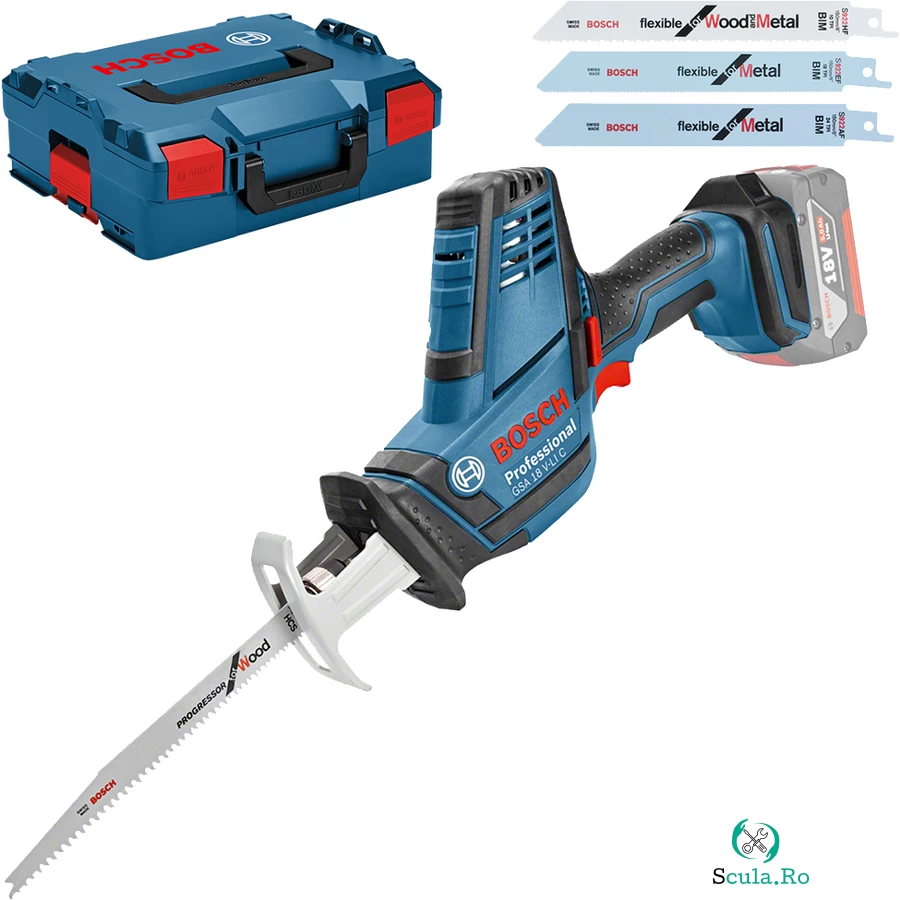 BOSCH Fierastrau tip sabie fara acumulatori Bosch GSA 18V-LI C la 1,150.84 lei ron