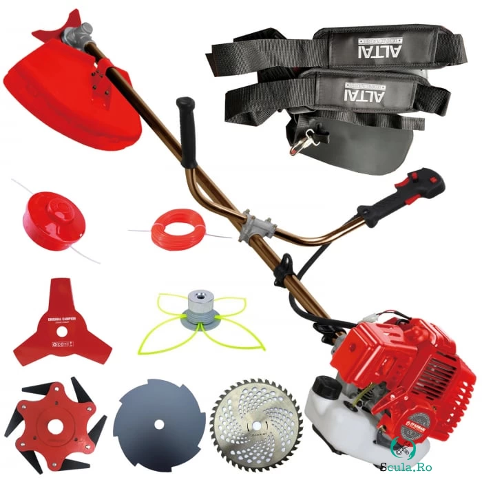 Motocositoare pe benzina UralMash 5500, 7.5CP, 62CC, SmartStart, vidia, 8T, 6T mobi, 4 fire, motor ergonomic foarte puternic