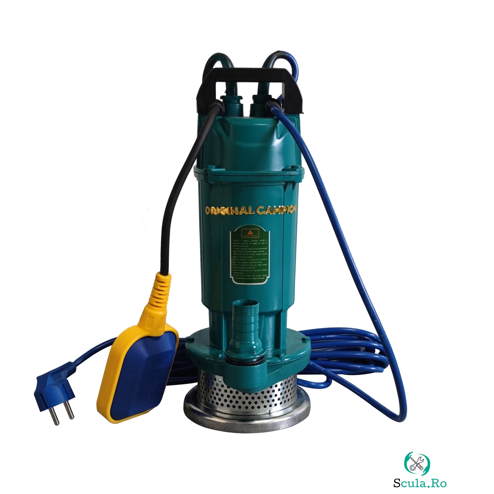 Pompa submersibila ALFA cu sita, 16 metri, 1.5m ³ h, cu plutitor