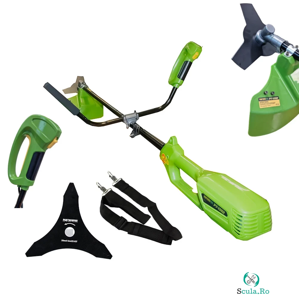 Trimmer electric PartnerPRO PT-1302, 1300W, 7000RPM, Latime taiere 38cm