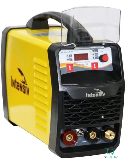 Aparat de sudura invertor Intensiv TIG 200 Digital, MMA TIG WIG, 180-190A, 1.6-4.0mm, Accesorii incluse