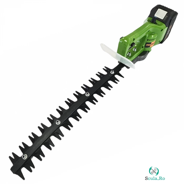 Trimmer pe acumulator foarfeca gard viu ProCraft PZA20, cutit dublu, regulator de frecventa a miscarii ( Acumulator si incarcator nu sunt incluse) la 352.00 lei ron