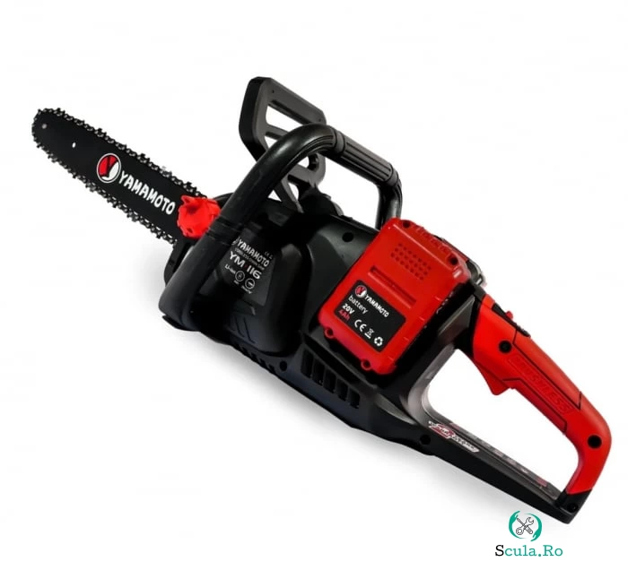 Fierastrau electric cu lant pe acumulator YAMAMOTO YM.116, 20V, 2 acumulatori inclusi la 912.00 lei ron