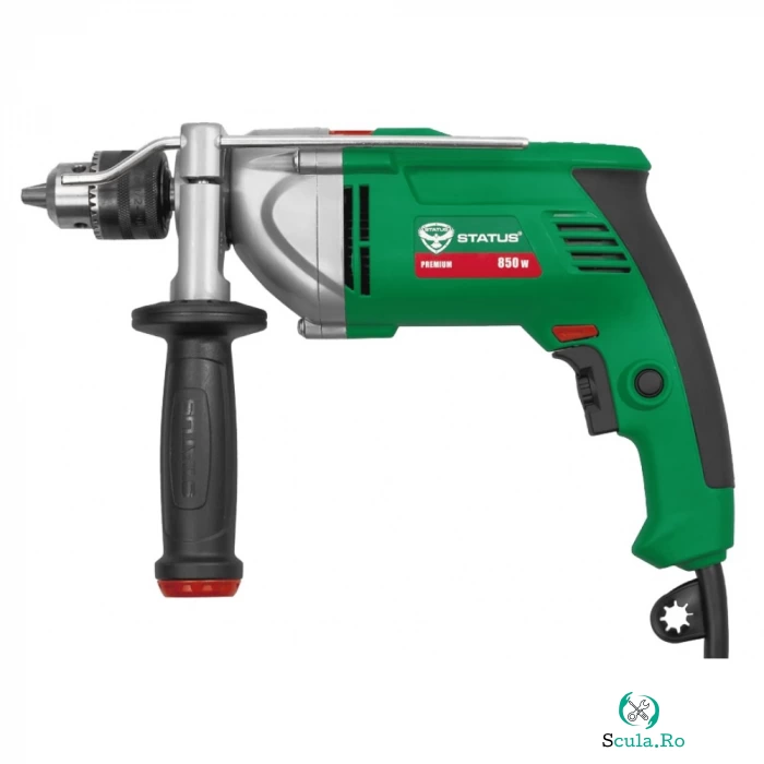 Bormasina cu percutie, Model STATUS DP851, 850W, Mandrina 13 MM, 2800 RPM