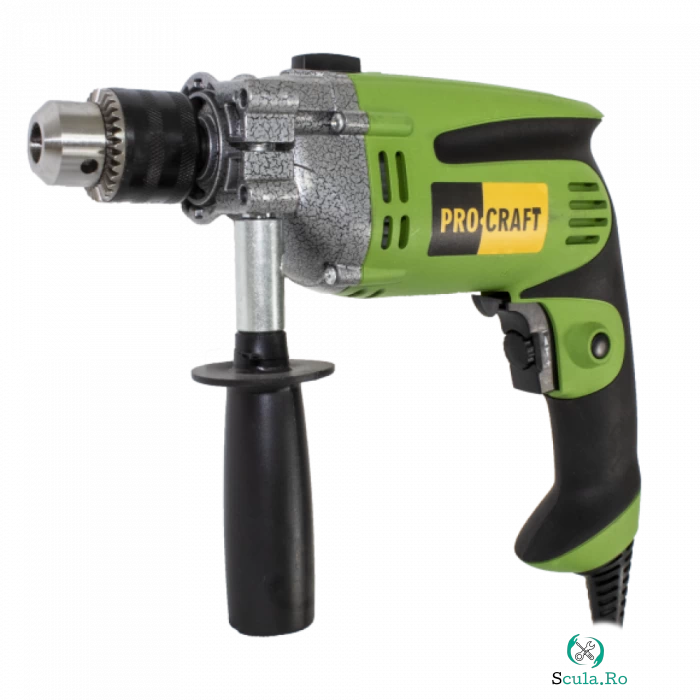 Masina de gaurit cu percutie Procraft PS1050, 810W, 2800RPM, Dim.mandrina 1.5-13mm la 268.00 lei ron