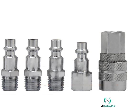 Set 5 Mufe FILET rapide AER Conectori Scule Pneumatice la 39.00 lei ron