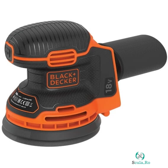 Black & Decker Slefuitor cu excentric, Black+Decker BDCROS18, 125 mm, 18 V, fara acumulator la 312.48 lei ron