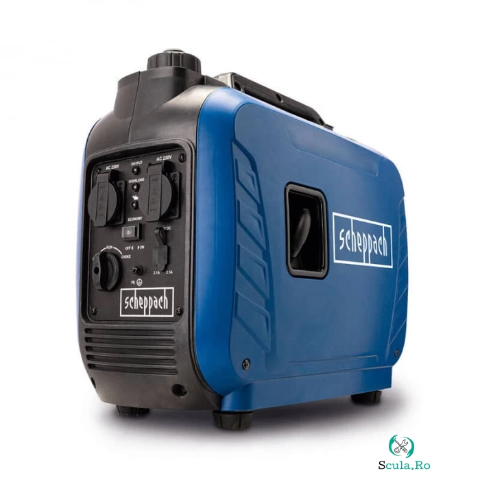 Generator de curent pe benzina cu invertor SG2500i Scheppach 5906226901, 2000 W, 3 Cp