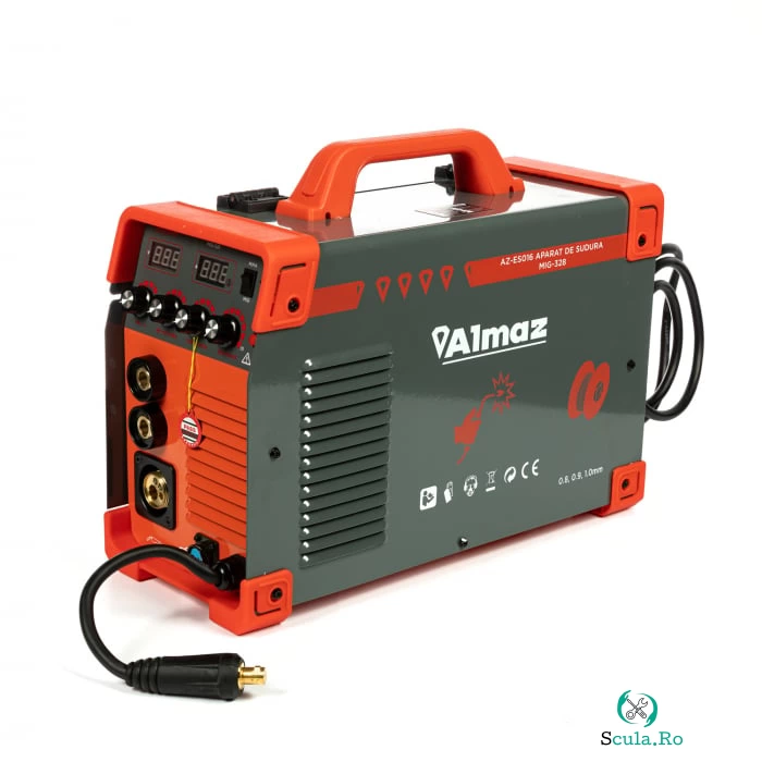 Aparat de sudura ALMAZ MIG-328, AZ-ES016, 328A, electrozi 1.6 - 4.0 mm, sarma 0.6 mm - 1.2 mm