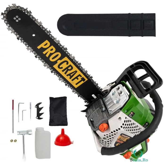 Motofierastrau benzina ( drujba ) ProCraft GS-52T, 5.5CP, Lama 40cm