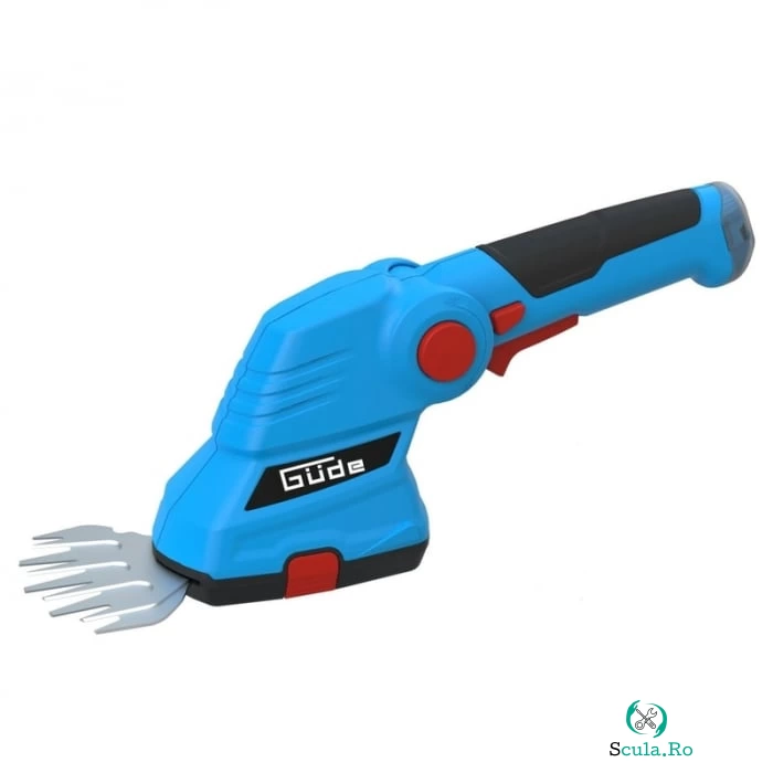 Foarfeca electrica pentru iarba si gard viu cu acumulator GPS Gude 95508, 7.2 V, 1.5 Ah